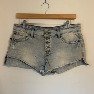 Free people jean shorts
